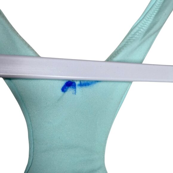 Lululemon Racerback Sports Bra Stretch Breathable Built in Bra Mint Women 2 - Picture 4 of 5